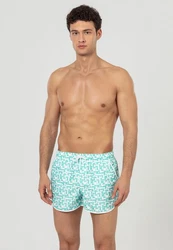 Just Like You Badeshorts Blau/Mintgrün/Grün/Türkis/Hellblau