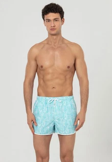 Just Like You Badeshorts Blau/Hellblau