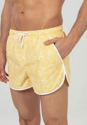Just Like You Badeshorts Gelb