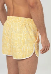 Just Like You Badeshorts Gelb