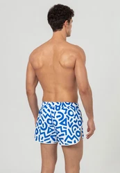 Just Like You Badeshorts Blau/Hellblau/Weiß