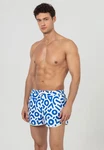 Just Like You Badeshorts Blau/Hellblau/Weiß