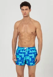 Just Like You Badeshorts Blau/Hellblau