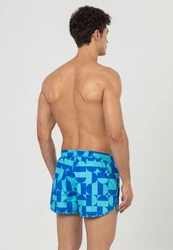 Just Like You Badeshorts Blau/Hellblau