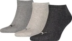 PUMA Funktionssocken UNISEX SNEAKER PLAIN 3P Grau/Hellgrau/Dunkelgrau PUMA Funktionssocken UNISEX SNEAKER PLAIN 3P Grau/Hellgrau/Dunkelgrau