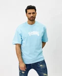 Denim House T-Shirt Oversized mit Rückenprint Blau