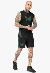 TAPOUT Shorts Training Short Dunkelgrün/Grün/Schwarz/Beige
