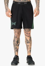 TAPOUT Shorts Training Short Dunkelgrün/Grün/Schwarz/Beige