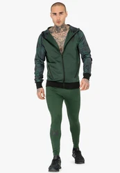 TAPOUT TRAINING LEGGING Dunkelgrün/Grün