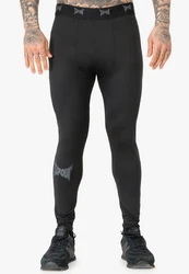 TAPOUT TRAINING LEGGING Schwarz/Dunkelgrau/Grün