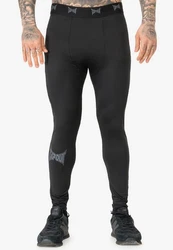 TAPOUT TRAINING LEGGING Schwarz/Dunkelgrau/Grün