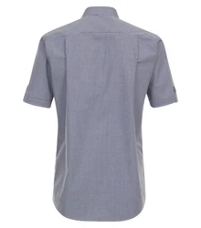 Redmond Kurzarmhemd Comfort Fit Dunkelblau/Grau/Blau/Hellblau