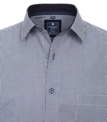 Redmond Kurzarmhemd Comfort Fit Dunkelblau/Grau/Blau/Hellblau