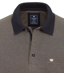 Redmond Poloshirt uni nah Khaki/Dunkelgrün/Grau/Braun