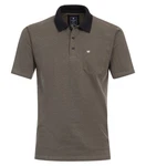 Redmond Poloshirt uni nah Khaki/Dunkelgrün/Grau/Braun