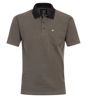 Redmond Poloshirt uni nah Khaki/Dunkelgrün/Grau/Braun Redmond Poloshirt uni nah Khaki/Dunkelgrün/Grau/Braun