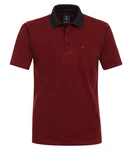 Redmond Poloshirt uni nah Bordeaux/Dunkelrot/Rot