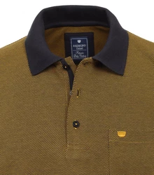 Redmond Poloshirt uni nah Khaki/Dunkelgrün/Braun