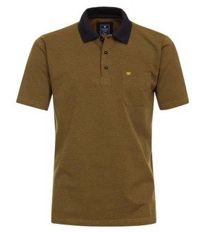 Redmond Poloshirt uni nah Khaki/Dunkelgrün/Braun Redmond Poloshirt uni nah Khaki/Dunkelgrün/Braun