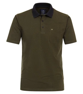 Redmond Poloshirt uni nah Dunkelgrün/Khaki Redmond Poloshirt uni nah Dunkelgrün/Khaki