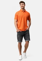 Indicode Poloshirt INJorah Orange/Gelb