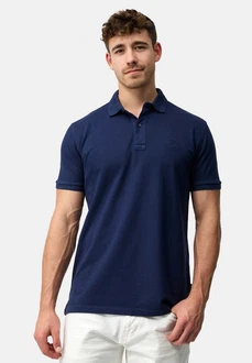 Indicode Poloshirt INJorah Dunkelblau/Blau