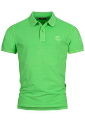 Indicode Poloshirt INJorah Grün/Neonfarben/Türkis