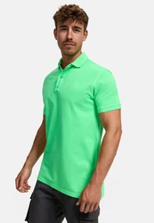 Indicode Poloshirt INJorah Grün/Neonfarben/Türkis