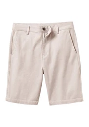 Chinoshorts regular-fit Oxford Shorts aus elastischer Baumwolle