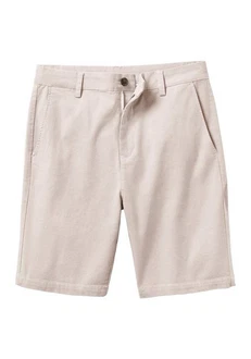 John Devin Chinoshorts Regular-Fit Oxford Shorts Khaki/Beige/Braun