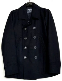 Kurzmantel Herren Mantel, LIGHT MELTON PEACOAT Kurze Mantel. Kurz