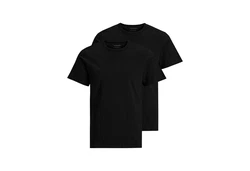 Jack & Jones T-Shirt JACBASIC CREW NECK TEE Weiß/Schwarz