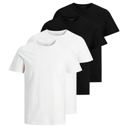 T-Shirt Herren T-Shirt, 4er Pack - JACBASIC CREW NECK TEE, (Packung, 4er Pack)