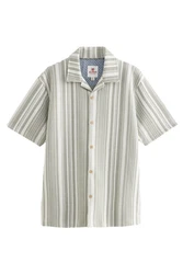 Next Kurzarmhemd Jersey-Hemd Beige/Grau/Khaki/Weiß/Blau/Rot