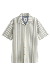 Next Kurzarmhemd Jersey-Hemd Beige/Grau/Khaki/Weiß/Blau/Rot
