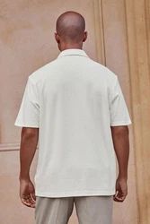 Next Kurzarmhemd Jersey-Hemd Beige/Weiß/Rot/Schwarz/Khaki/Creme/Hellgrün