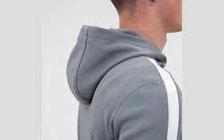Jako Kapuzensweatshirt Kapuzenjacke Power steingrau