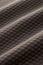 Next Sweatshirt Strukturiertes Premium-Sweatshirt mit Rundhals Khaki/Dunkelgrün/Grau