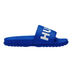 HUGO Match it Slid rblg Badepantolette Blau