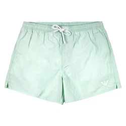 Emporio Armani Badeshorts Mid Boxer Beachwear Grün/Hellgrün/Türkis
