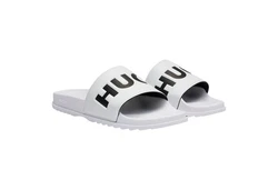 HUGO Match it Slid rblg Badepantolette Weiß