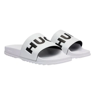 HUGO Match it Slid rblg Badepantolette Weiß