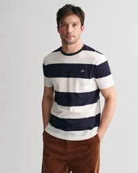 Gant T-Shirt BAR STRIPE T-SHIRT Weiß