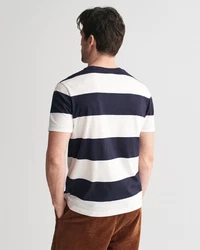 Gant T-Shirt BAR STRIPE T-SHIRT Weiß