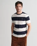 Gant T-Shirt BAR STRIPE T-SHIRT Weiß