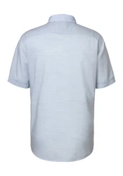 OLYMP Kurzarmhemd Casual Hellblau/Blau