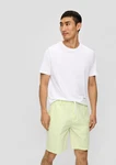 s.Oliver Bermudas Chino-Shorts im Relaxed Fit Weiß/Hellgrün/Creme/Grün