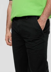 s.Oliver Bermuda-Hose Relaxed Fit Schwarz