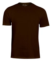 Cotton Prime T-Shirt O-Neck Tee Dunkelbraun/Braun/Bordeaux/Khaki