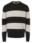 Andrew James Strickpullover Grau/Dunkelgrau/Creme/Schwarz/Rot/Braun